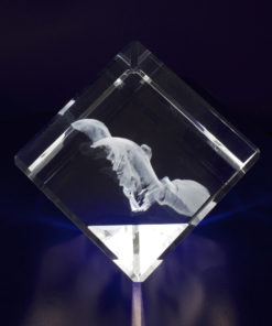 Photo Crystal 3D Diamond 60mm Side View